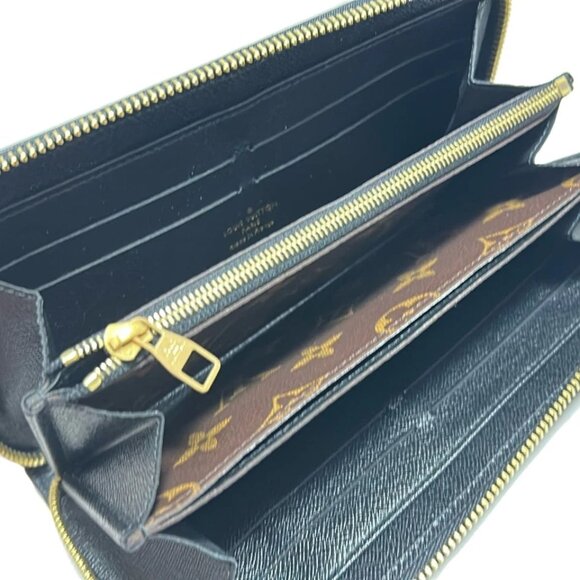 LOUIS VUITTON Zippy Wallet Retiro Noir Monogram -Long Wallet 562-052525 - Picture 4 of 8